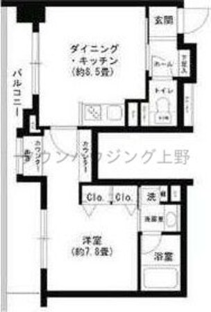 クリオ文京小石川の物件間取画像